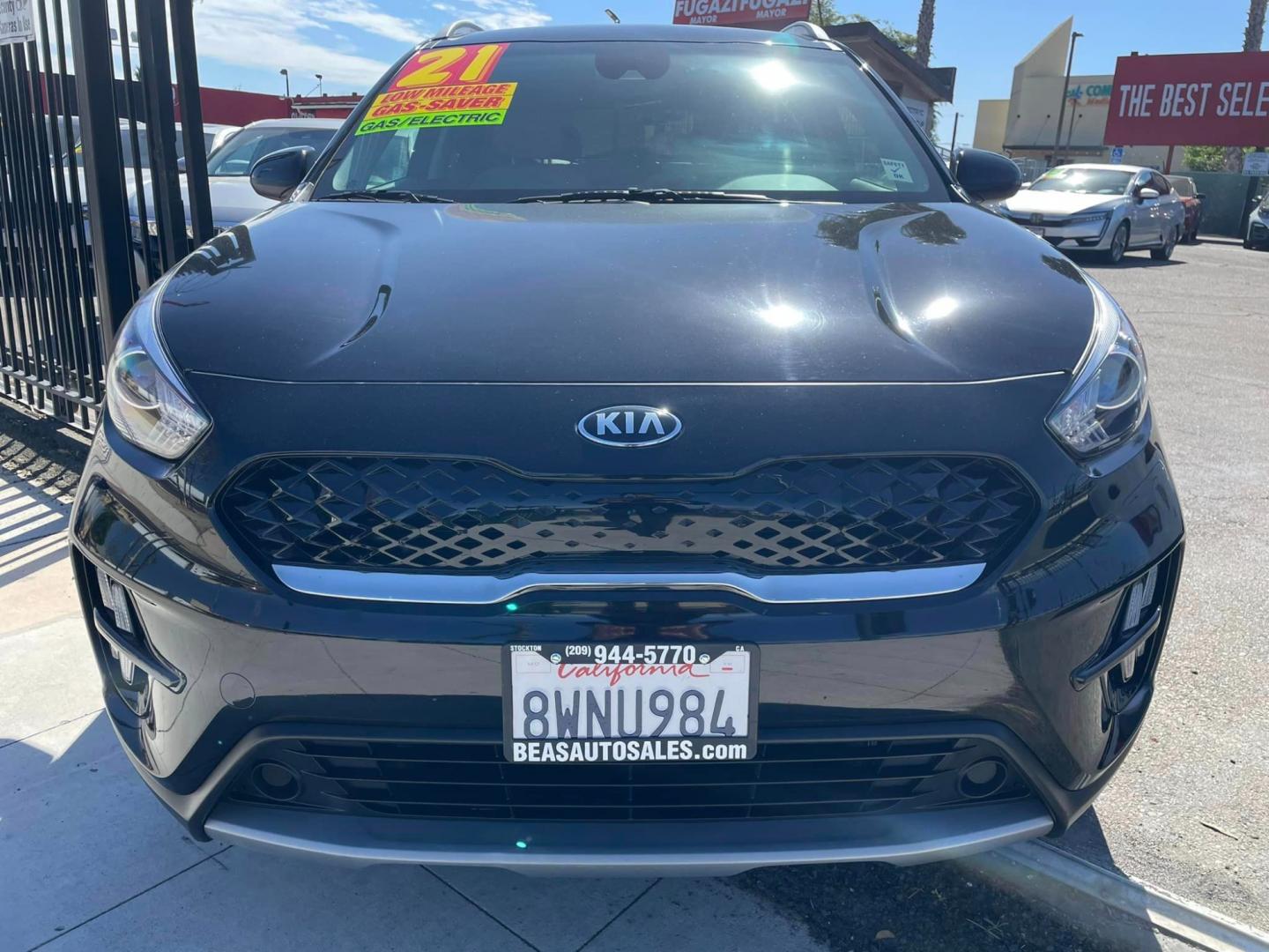 2021 BLACK /BLACK Kia Niro Plug In Hybrid (KNDCM3LD1M5) , located at 744 E Miner Ave, Stockton, CA, 95202, (209) 944-5770, 37.956863, -121.282082 - Photo#2